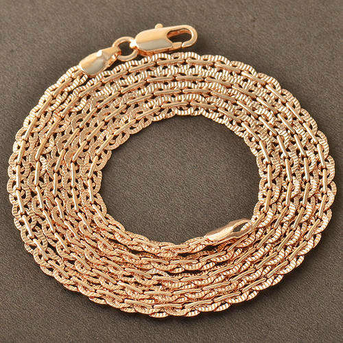 Mens elegant 9K Rose Gold Filled Chain  ( 60cm )